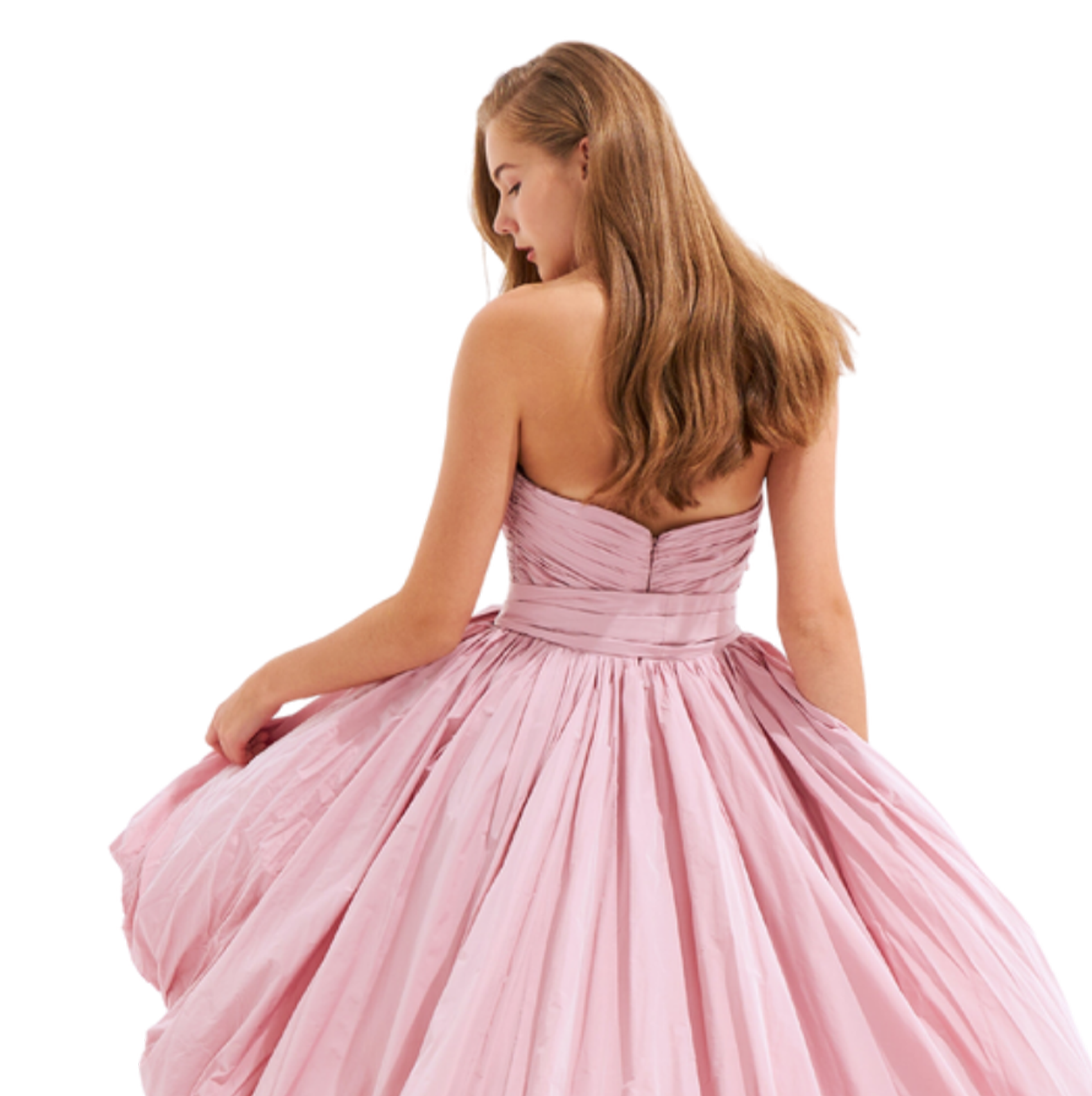Model in rochie elegantă Strai
